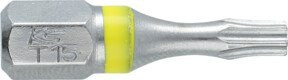 KS Tools TORSIONpower TX-Bit T15 mit 1/4 Zoll Antrieb und 25 mm Länge in Silber - Bild 2