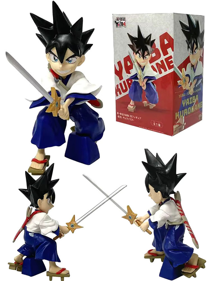 Bandai Samurai Kurogane Action Figur Yaiba Legende, Multicolor, Höhe: 17 cm - Bild 6