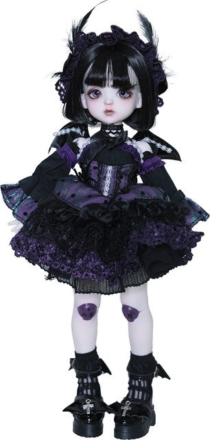 ShugaFairy Edith, 1/6 BJD Puppe, Schwarz & Lila, Harz, Fantasy - Bild 1