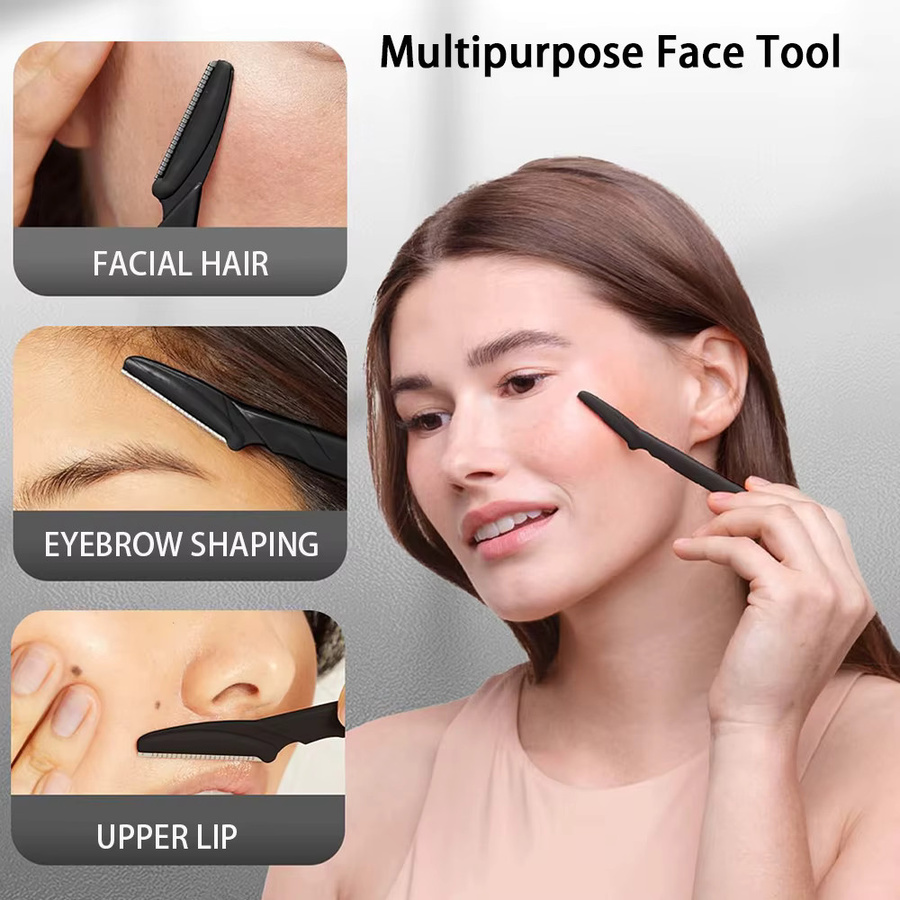 vvocci Dermaplaning-Rasierer-Set, Unisex, für Gesicht und Augen - Bild 3