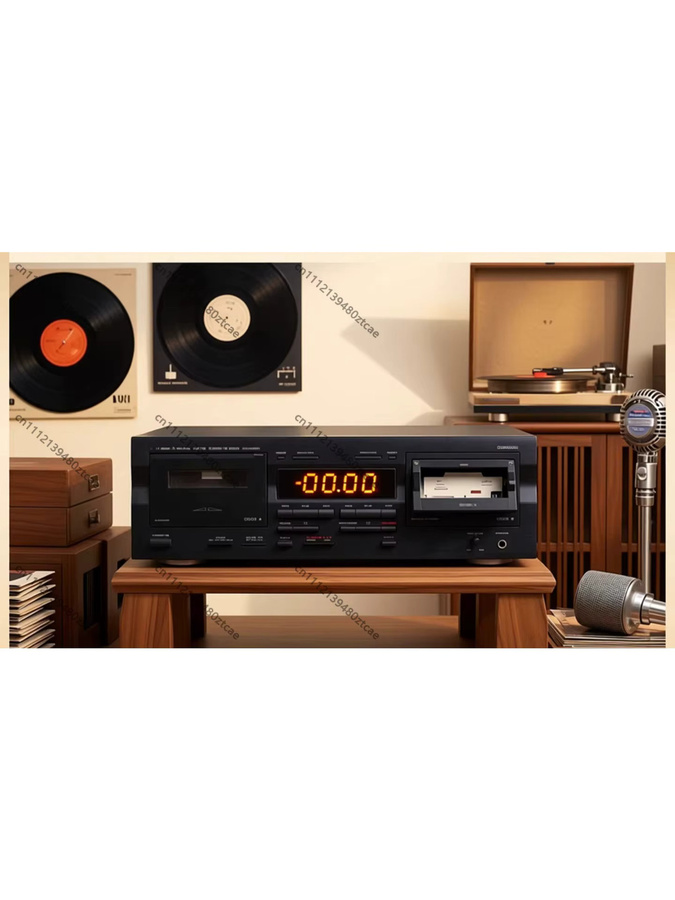Panasonic KX-W321 Dual-Kassetten-Deck mit elektronischer Steuerung in Schwarz - Bild 5