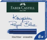 Faber-Castell Tintenpatrone Standard blau löschbar - Bild 1