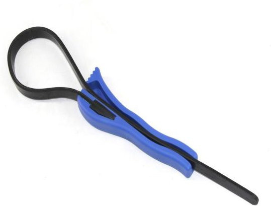 Multifunktionaler Glasöffner und Deckelöffner von Puntos in Blau mit ergonomischem Griff - Bild 1