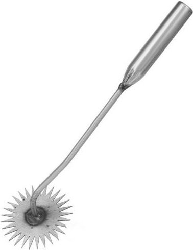 RoadZen Hand-Unkrautstecher mit 360-Grad drehbarem Kopf und ergonomischem Griff in Silber, Höhe: 50 cm - Bild 1