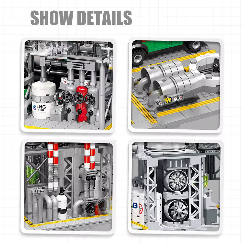 AMAZINGBLOKS City Street View Bausteine 3-in-1-Montagemodell Bunt / Mehrfarbig - Bild 2