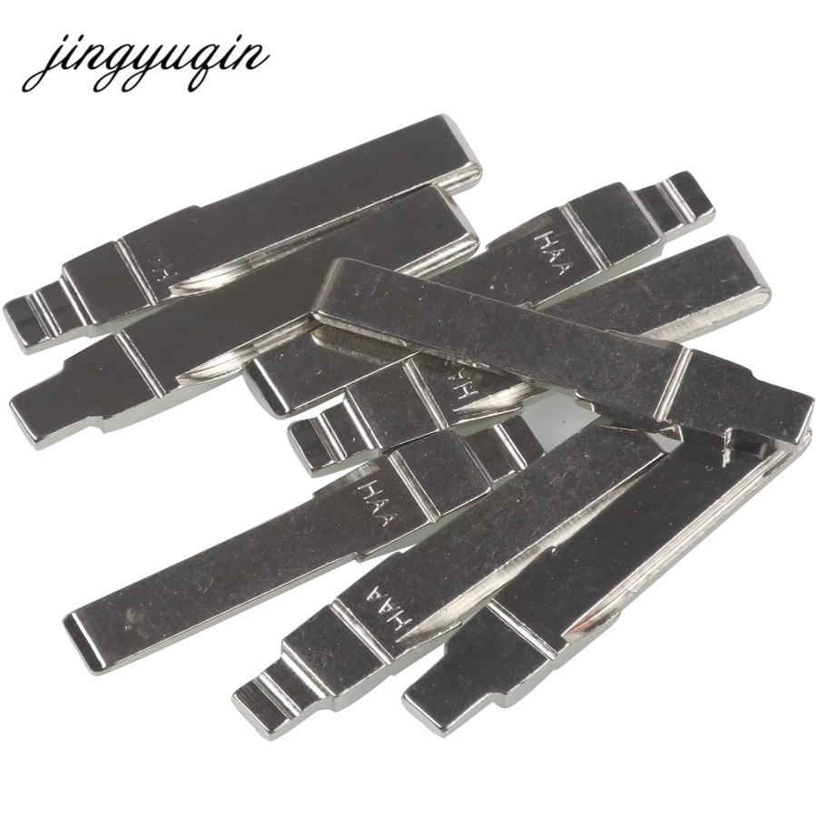 Jingyuqin 2er-Set Faltbare Schlüsselklingen für Audi, VW Passat, Bora, Seat und Skoda kompatibel mit HU66 und Uucut Fernbedienung - Bild 2
