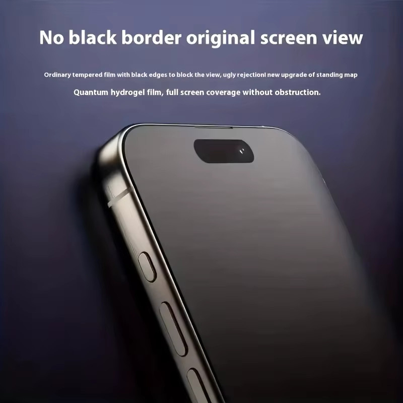 4er-Pack ZMZE Matte Hydrogel-Displayschutzfolie für iPhone 11 bis iPhone 17 Pro Max, Transparent - Bild 2