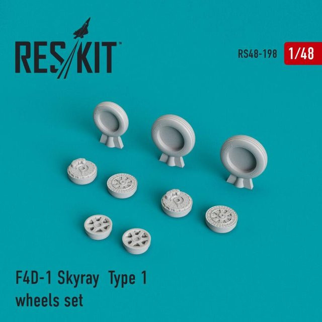 ResKit Models F4D-1 Skyray type 1, Wheels set - Bild 1