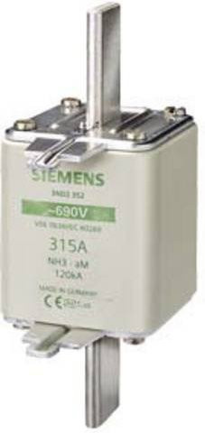 Siemens Sicherungseinsatz 3ND2352 Sicherungsgröße 3, 315A, 690V, 3 Stück, Weiß - Bild 1
