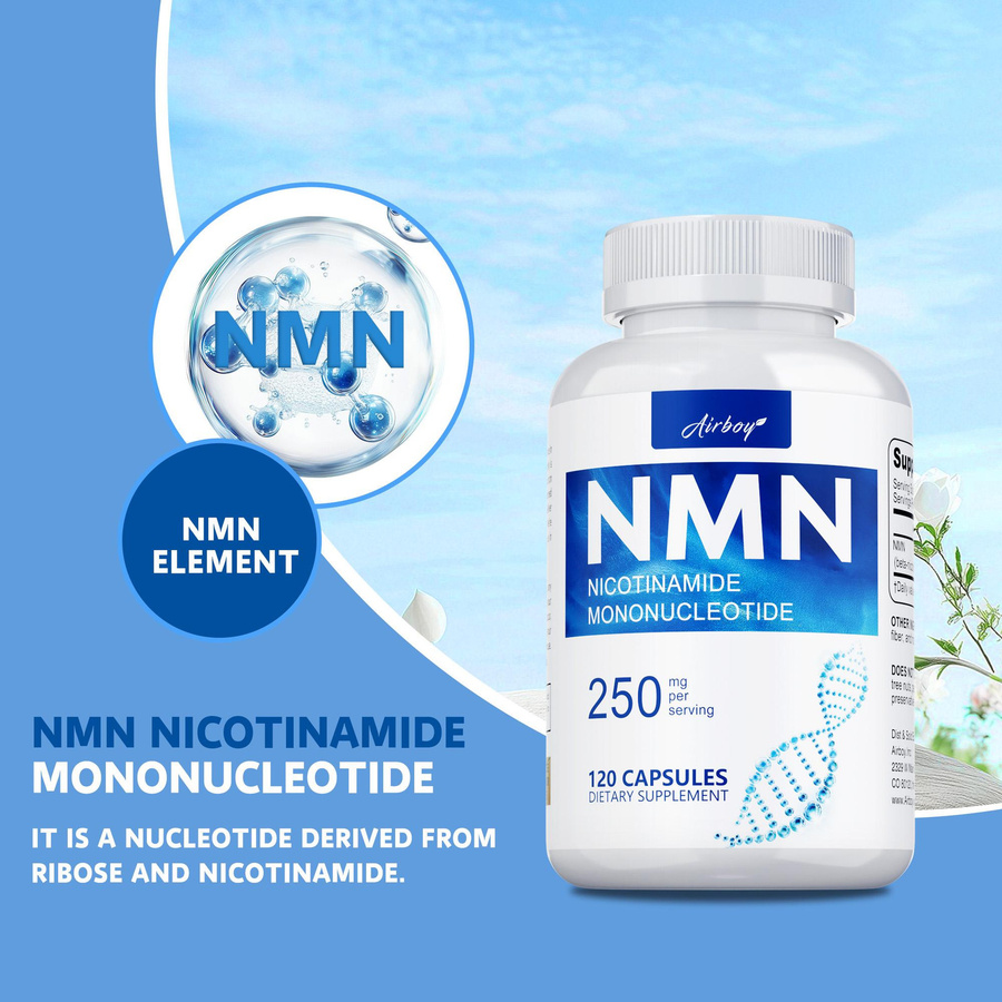 Airboy NMN Nahrungsergänzungsmittel, Mononukleotid-Extrakt, Unisex - Bild 5