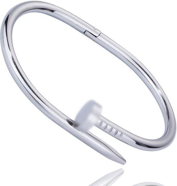 Armband Titanstahl, weiß, Damen, 18-21 cm - Bild 1