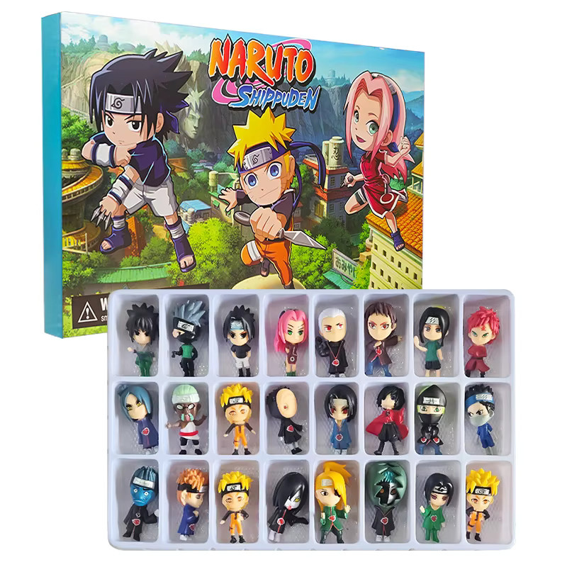 Bandai Naruto Adventskalender, Actionpuppe, 24-teiliges Set, ab 3 Jahren - Bild 4