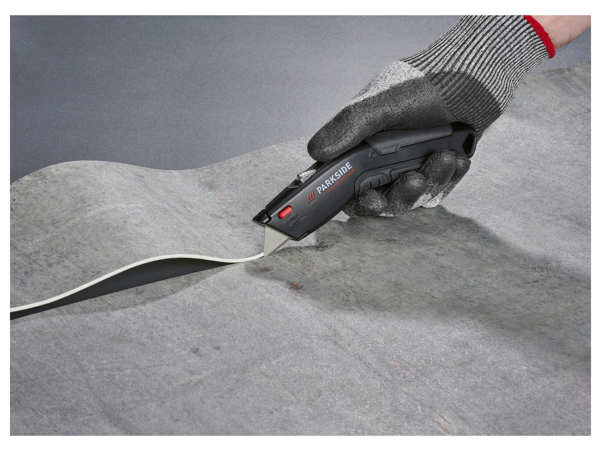 PARKSIDE PERFORMANCE Klappmesser mit 18mm Snap-Off Klingen in Schwarz - Bild 2
