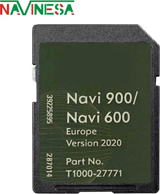 NAVINESA Navigationskarte für Opel Astra J 2011 bis 2014, Europa, 16 GB SD-Karte, Schwarz - Bild 1