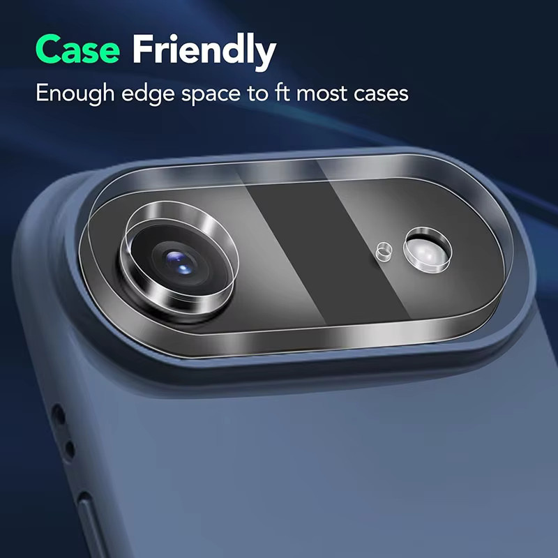 Apple iPhone 17 Air Kamera-Objektivschutz aus gehärtetem Glas, transparent - Bild 2
