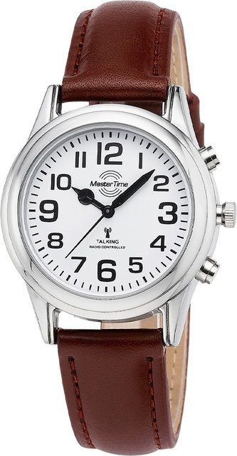 Master Time Damenuhr, Quarz, Edelstahl, 36 mm, Silber, Weiß - Bild 1