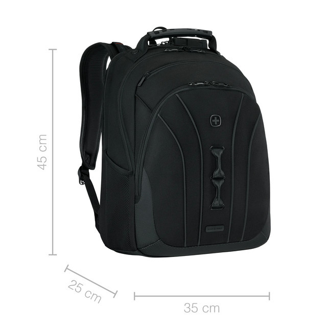 Wenger Legacy Black Series Notebook-Rucksack Schwarz für 16 Zoll Laptops - Bild 1