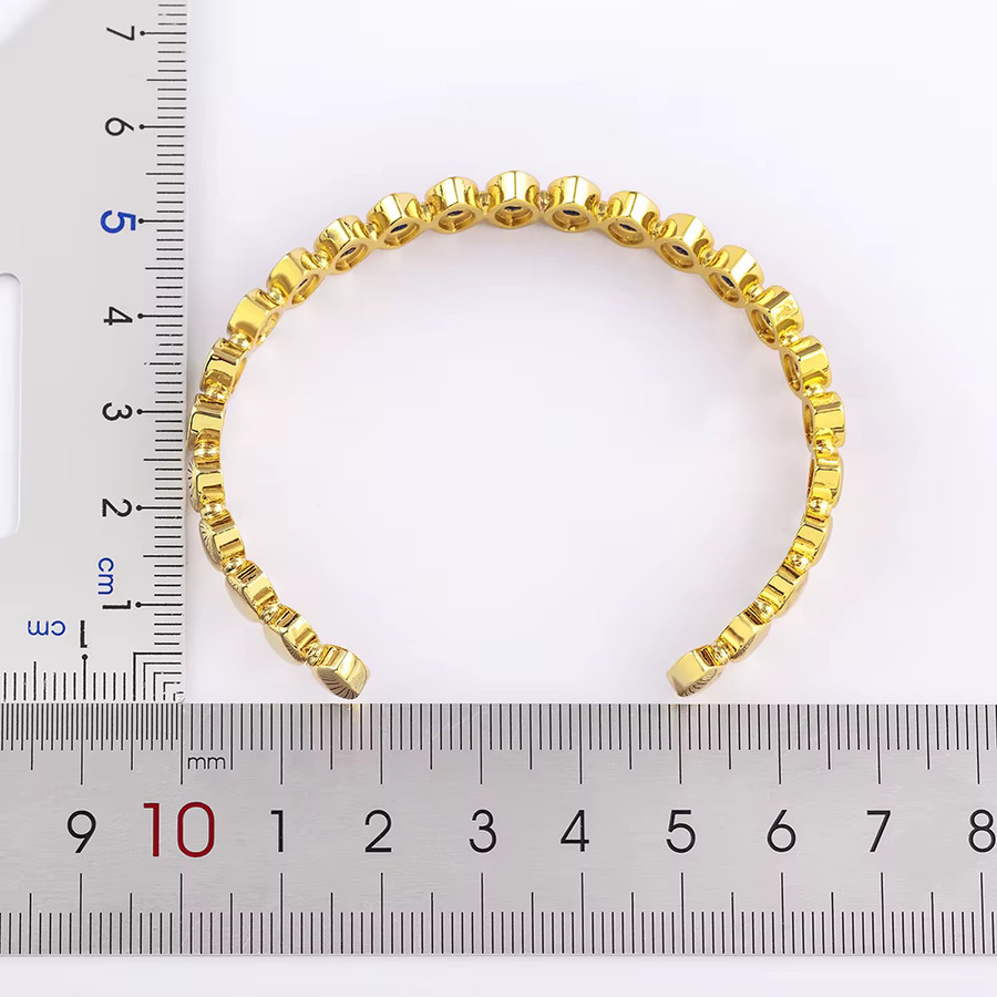 Nidin Armband, Gold, Zirkonia, Evil Eye - Bild 2