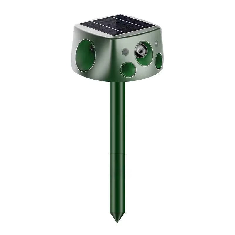 SAIJZEK Solarbetriebener Ultraschall-Mäusevertreiber mit 240 Grad Induktion für den Außenbereich zur Tierabwehr in Garten, Hof und auf dem Bauernhof - Bild 6