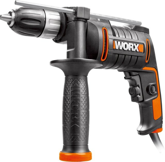 Worx Schlagbohrmaschine WX317.2 in Schwarz mit 600 W Leistung - Bild 1