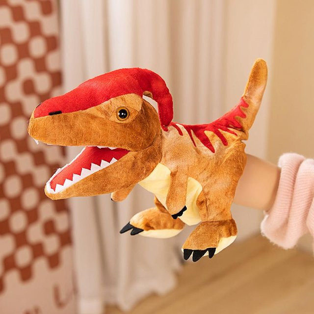 Yiran toy Dinosaurier Plüschpuppe, Spinosaurus Triceratops Tyrannosaurus, Plüschtier, ab 14 Jahren - Bild 1