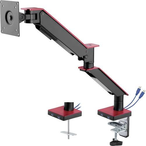 My Wall Monitor-Tischhalterung HL 25-1L Schwarz für Displays von 43,2 cm bis 88,9 cm drehbar - Bild 1