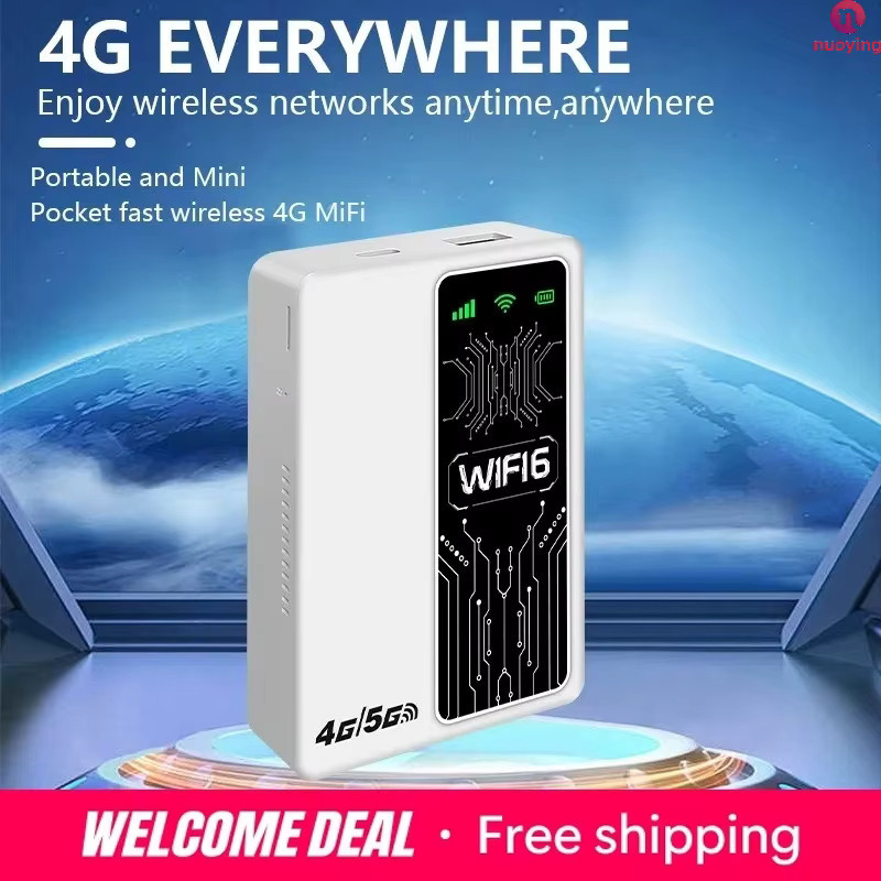 NUOYING M20 Kompakter Kabelloser 4G LTE WiFi6 Hotspot Tragbares Outdoor-Netzwerkmodem - Bild 2