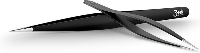 3MK All-Safe Präzisions-Pinzette Long Nose, ESD-sicher, Schwarz - Bild 1