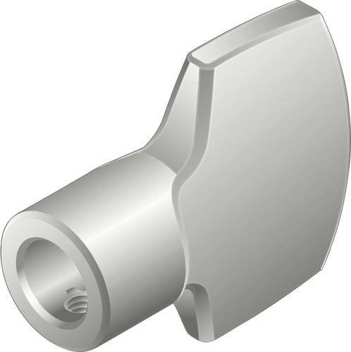 BASI Knaufteil 5900-0143 aus Messing in Silber (Nickel beschichtet) - Bild 1