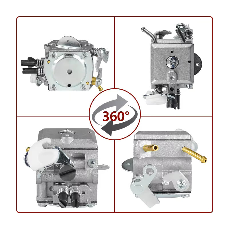 XCAN Vergaser für Husqvarna 362 365 371 372 372XP Kettensäge sowie Walbro HD-12 HD-6 Rasenmäher und Trimmer in Silber - Bild 2