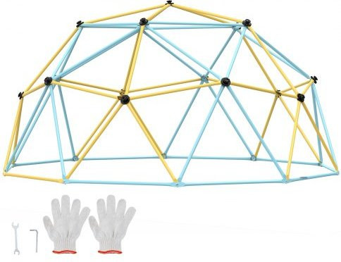 VEVOR Kletterkuppel Geometrisches Klettergerüst für Kinder mit Klettergriffen für den Garten und Hinterhof - Bild 1