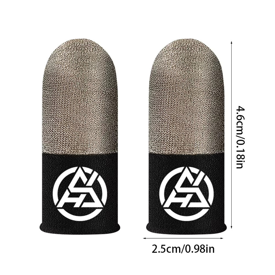APWIKOGER Leuchtende Fingerlinge für Mobile Gaming, atmungsaktive Touchscreen-Fingerhülse für PUBG und Action-Spiele, 1/2 Paar - Bild 5