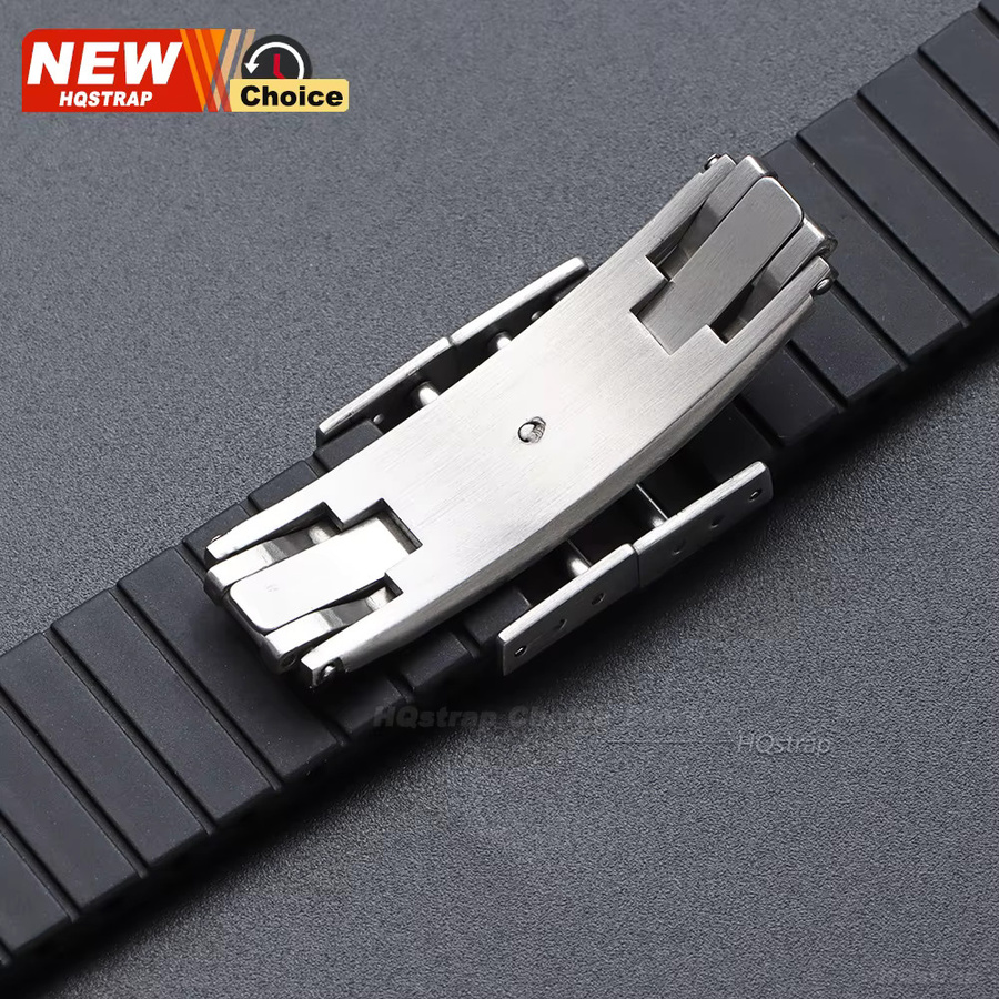HQstrap Armbandverschluss Edelstahl, Silber, Unisex - Bild 5