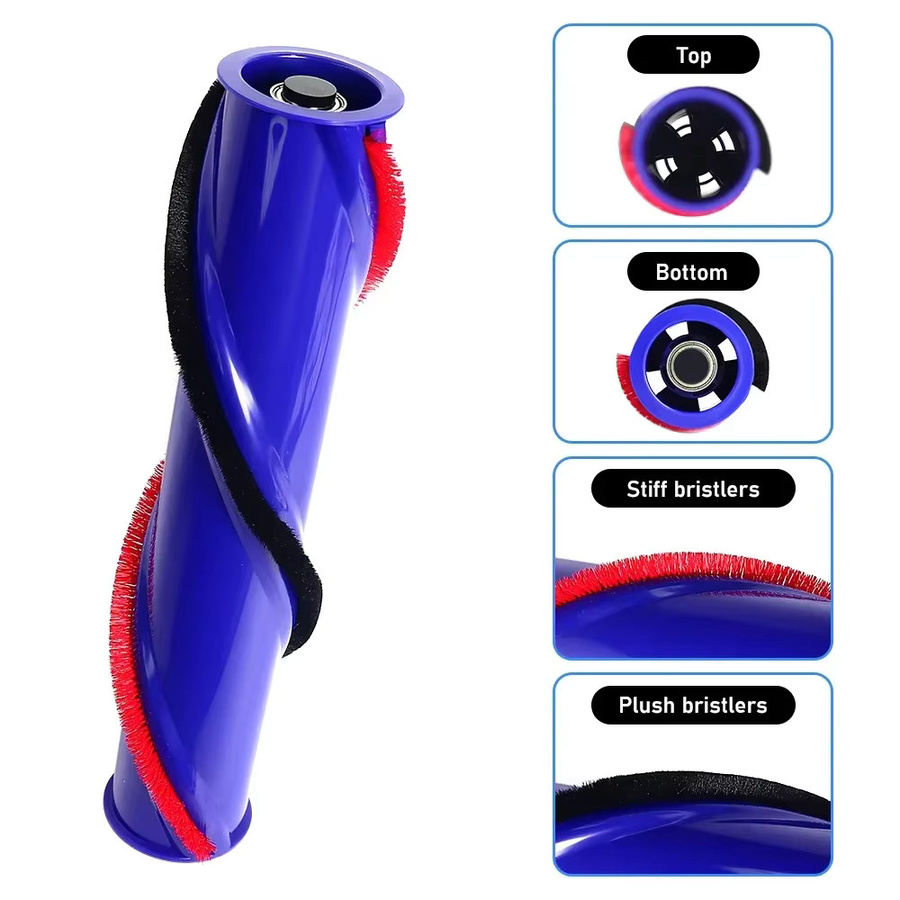 Dyson V6 Ersatzteil-Set: Blaue Bürstenrolle und Hauptbürstenkopf als Zubehör - Bild 4