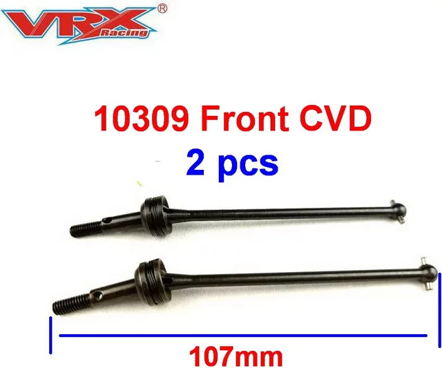VRX Racing vordere CVD-Teile, Metall, Schwarz - Bild 1