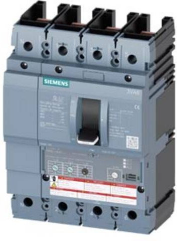 Siemens 3VA6210-7HL41-0AA0 Leistungsschalter in Grau mit einem Einstellbereich von 40 - 100A und einer maximalen Schaltspannung von 600 V/AC - Bild 1