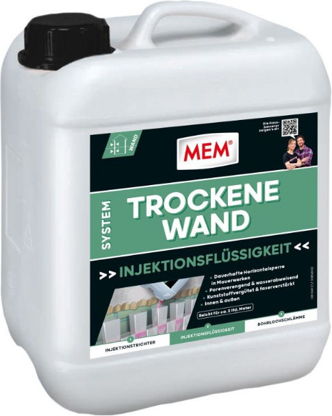 MEM Trockene Wand Injektionsflüssigkeit wasserdicht 10 l - Bild 1