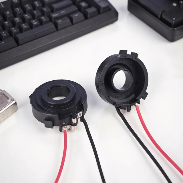 JETTING Scheinwerferbasen-Halterungen H7 LED-Sockel-Adapter für Golf 7 MK7 MK6 Tiguan Sharan Multivan Touran Scirocco Passat B7, 2 Stück, Schwarz - Bild 1