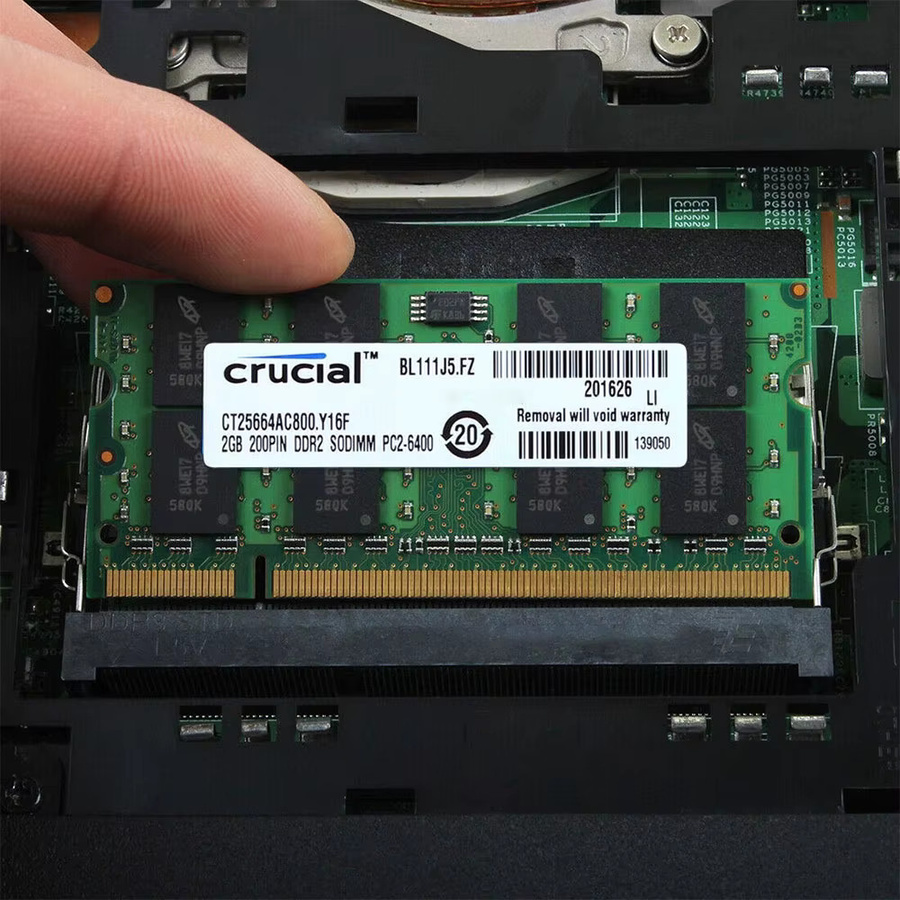 Crucial Laptop-Arbeitsspeicher DDR3 DDR3L Notebook SODIMM in Grün - Bild 3