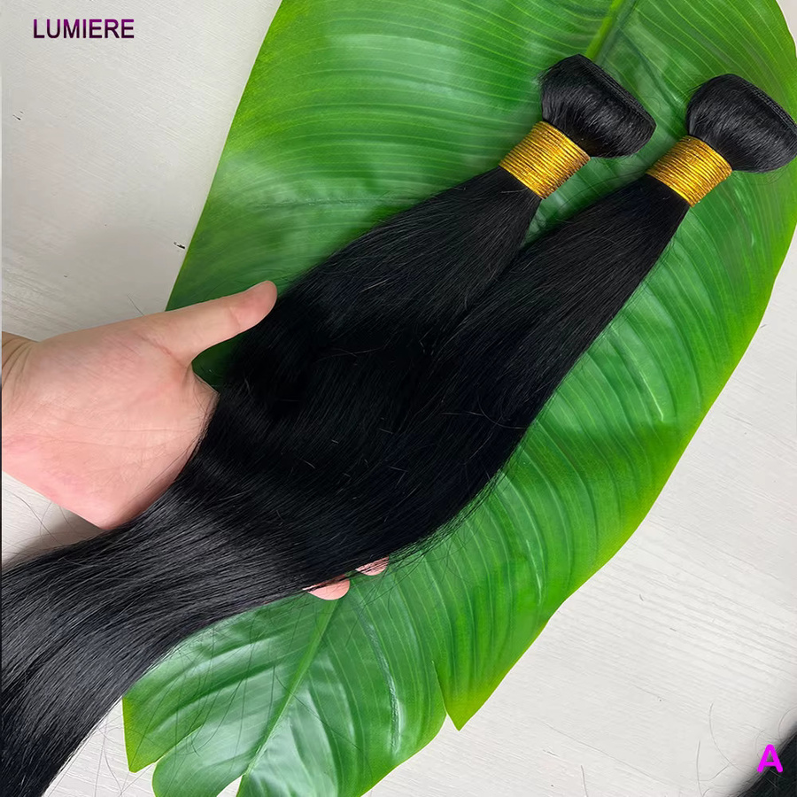 Lumiere Hair Brasilianisches Echthaar Weave-Bündel-Set, 3/4 Bündel - Bild 2