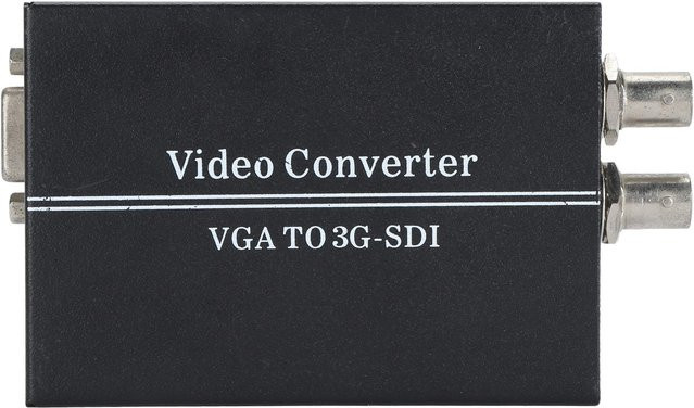 OutsideWorld VGA zu SDI Konverter Professionell für SD HD 3G SDI 1080P Videoadapter in Schwarz - Bild 1