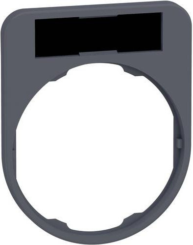 Schneider Electric ZBY21CUST01 Schildträger aus Kunststoff in Grau - Bild 1