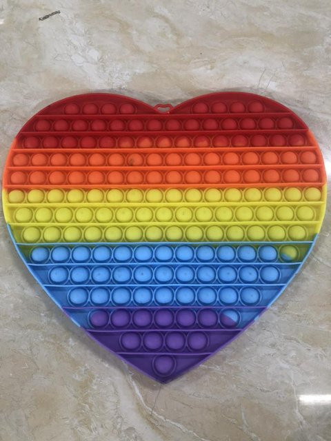 BC Pet Supplies Fidget Regenbogen Antistress, Riesiger Fidget, 30*30cm - Bild 1
