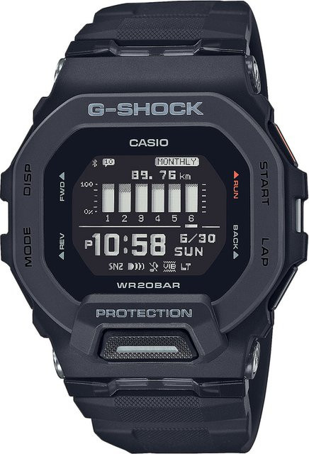 Casio G-Shock Digitaluhr, Quarz, Kunststoff, Schwarz, 44 mm, Herren - Bild 1