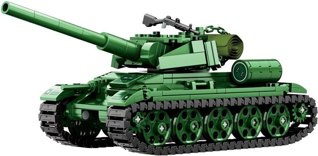 Militär Armee Soldaten Weltkrieg Panzer gepanzertes Fahrzeug, Bauklötze Steine, ab 6 Jahren - Bild 1