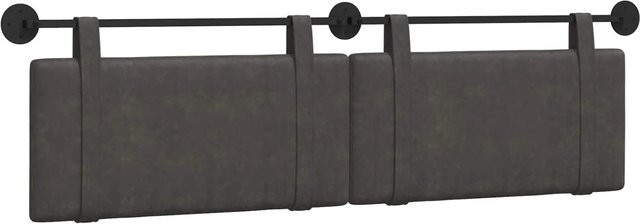 vidaXL Hängebett Antikes PU Schwarz B/T/H: 190 x 55 x 5 cm - Bild 1