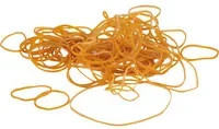 HECKMANN Gummiband in Transparent und Orange - Bild 1