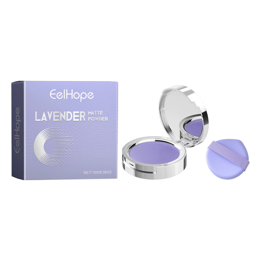 Eelhope Mattierendes Fixierpuder mit Lavendel-Komplex, Gepresstes Puder - Bild 4