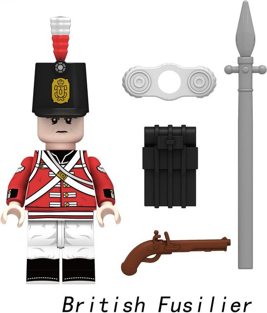 Happy Building Blocks Napoleonische Kriege Militärsoldaten, Mini-Actionfiguren, ab 7 Jahren - Bild 1