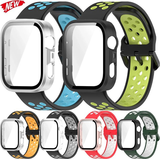 Silikonarmband und Displayschutzhülle für Huawei Watch Fit 4/3/4 Pro/3 - Bild 1